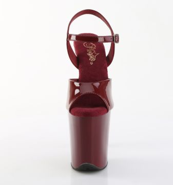 Rudé sexy boty Pleaser FLAM809/BY/M | FLAMINGO-809 - zepředu