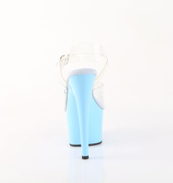 ADO708/C/BB Světle modré boty Pleaser | ADORE-708 Pleaser - zezadu ADO708/C/BB Světle modré boty Pleaser | ADORE-708 Pleaser - zezadu