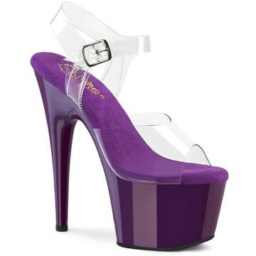 ADO708/C/PP Fialové boty Pleaser