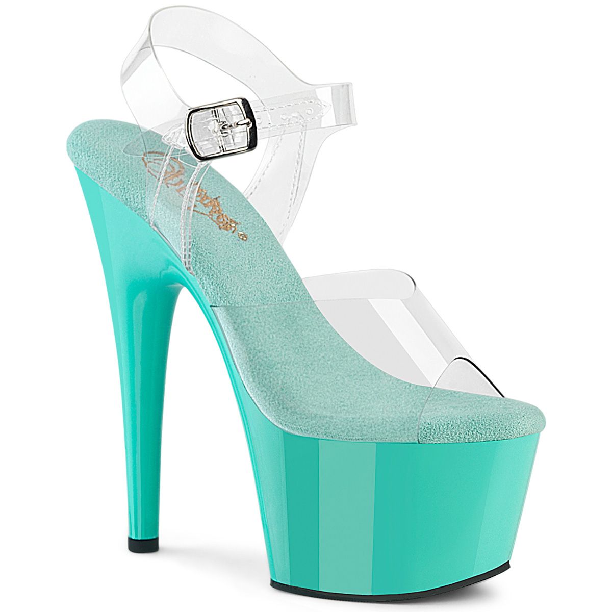 ADO708/C/AQ Azurové sexy boty Pleaser | ADORE-708 Pleaser