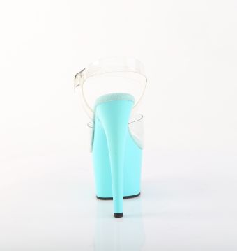 ADO708/C/AQ Azurové sexy boty Pleaser | ADORE-708 Pleaser - zezadu ADO708/C/AQ Azurové sexy boty Pleaser | ADORE-708 Pleaser - zezadu