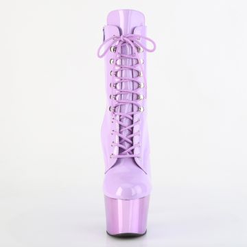 ADO1020/LV/LVCH Fialové pole dance kozačky | ADORE-1020 Pleaser - zepředu