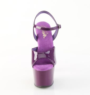 ADO709/PP/M Fialové sexy boty Pleaser | ADORE-709 Pleaser - zepředu ADO709/PP/M Fialové sexy boty Pleaser | ADORE-709 Pleaser - zepředu