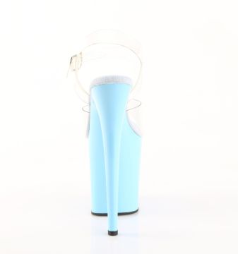 FLAM808/C/BB Modré sexy boty Pleaser | FLAMINGO-808 Pleaser - zezadu FLAM808/C/BB Modré sexy boty Pleaser | FLAMINGO-808 Pleaser - zezadu