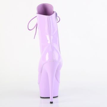 DEL1020/LV/M Fialové sexy kozačky Pleaser | DELIGHT-1020 Pleaser - zezadu DEL1020/LV/M Fialové sexy kozačky Pleaser | DELIGHT-1020 Pleaser - zezadu