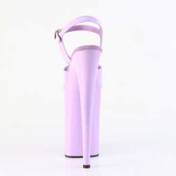Fialové sexy boty INF909/LV/M | INFINITY-909 Pleaser - zezadu
