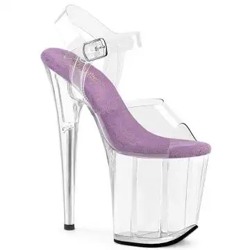 FLAM808/C-LV/C Průhledné sexy boty Pleaser