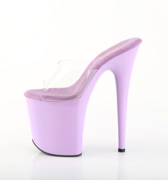 FLAM801/C/LV Fialové go-go pantofle | FLAMINGO-801 Pleaser - z vnitřku FLAM801/C/LV Fialové go-go pantofle | FLAMINGO-801 Pleaser - z vnitřku