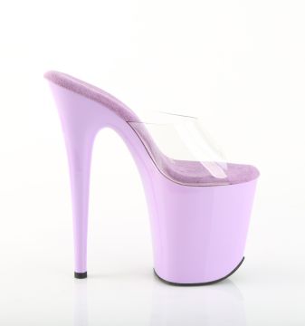 FLAM801/C/LV Fialové go-go pantofle | FLAMINGO-801 Pleaser - z vnějšku FLAM801/C/LV Fialové go-go pantofle | FLAMINGO-801 Pleaser - z vnějšku