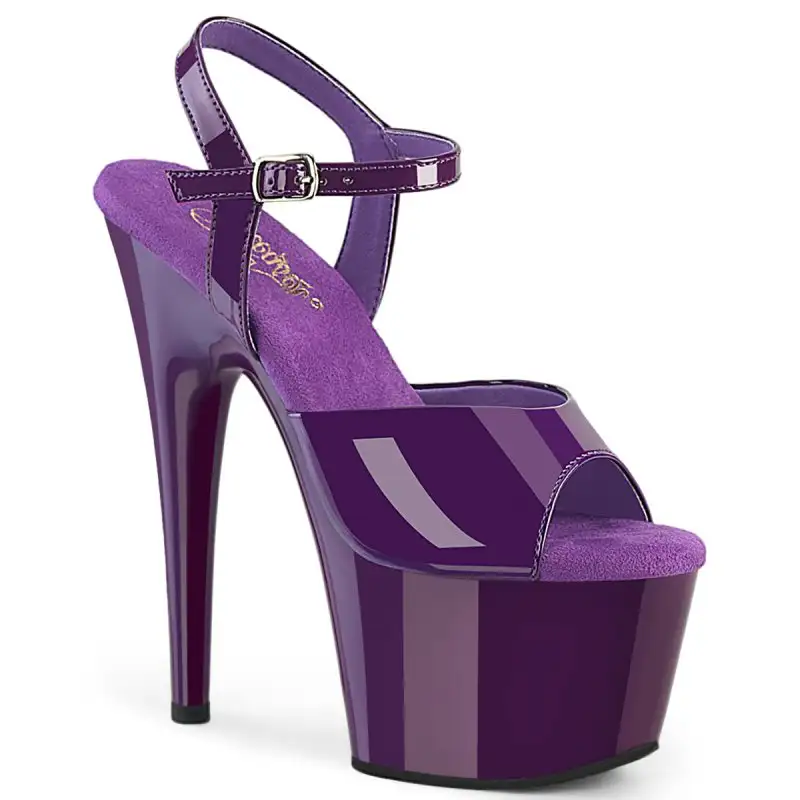 ADO709/PP/M Fialové sexy boty Pleaser
