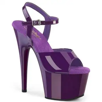ADO709/PP/M Fialové sexy boty Pleaser