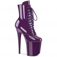 FLAM1020/PP/M Fialové taneční boty Pleaser