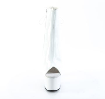 Bílé go-go boty Pleaser ADO1018/W/M | ADORE-1018 - zepředu