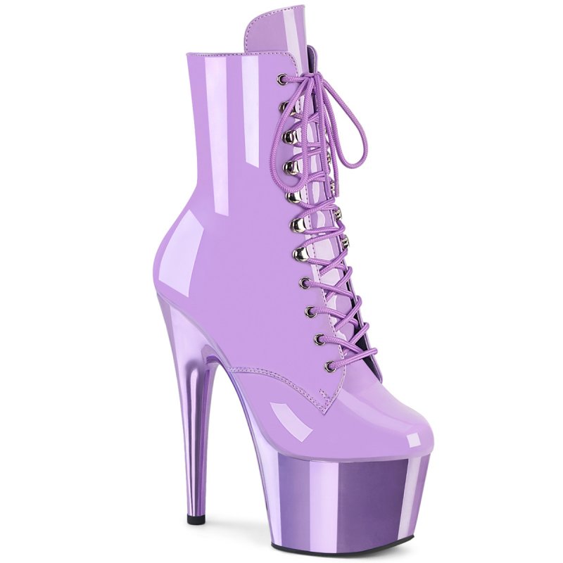 ADO1020/LV/LVCH Fialové pole dance kozačky