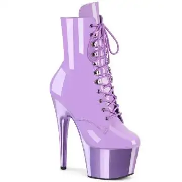 ADO1020/LV/LVCH Fialové pole dance kozačky