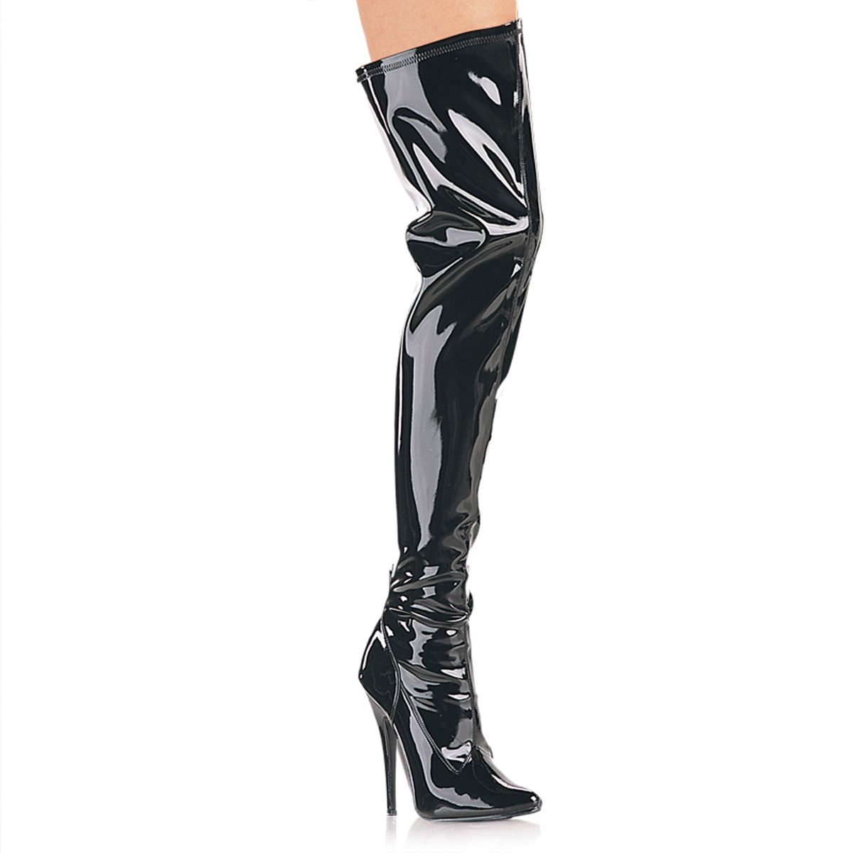 DOMINA-3000 Nadkolenní erotické kozačky | DOMINA-3000 Devious
