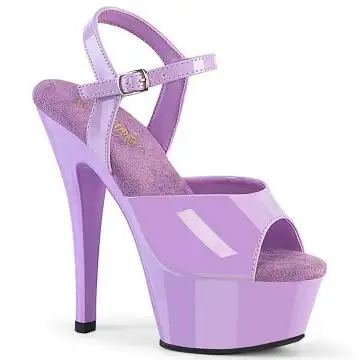 KISS209/LV/M Fialové sexy boty Pleaser