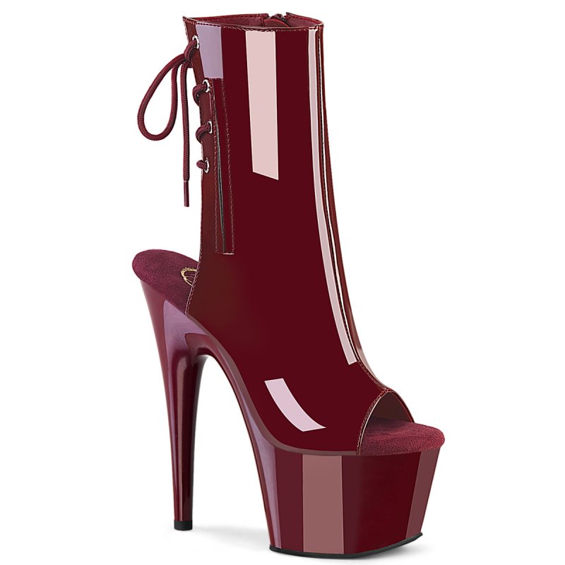 ADO1018/BY/M Rudé go-go boty Pleaser