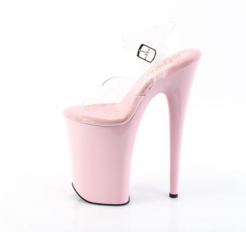 INF908/C/BP Růžové boty Pleaser | INFINITY-908 Pleaser - z vnitřku INF908/C/BP Růžové boty Pleaser | INFINITY-908 Pleaser - z vnitřku