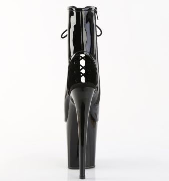 FLAM1016/B/M Černé taneční go-go boty Pleaser | FLAMINGO-1016 Pleaser - zezadu FLAM1016/B/M Černé taneční go-go boty Pleaser | FLAMINGO-1016 Pleaser - zezadu