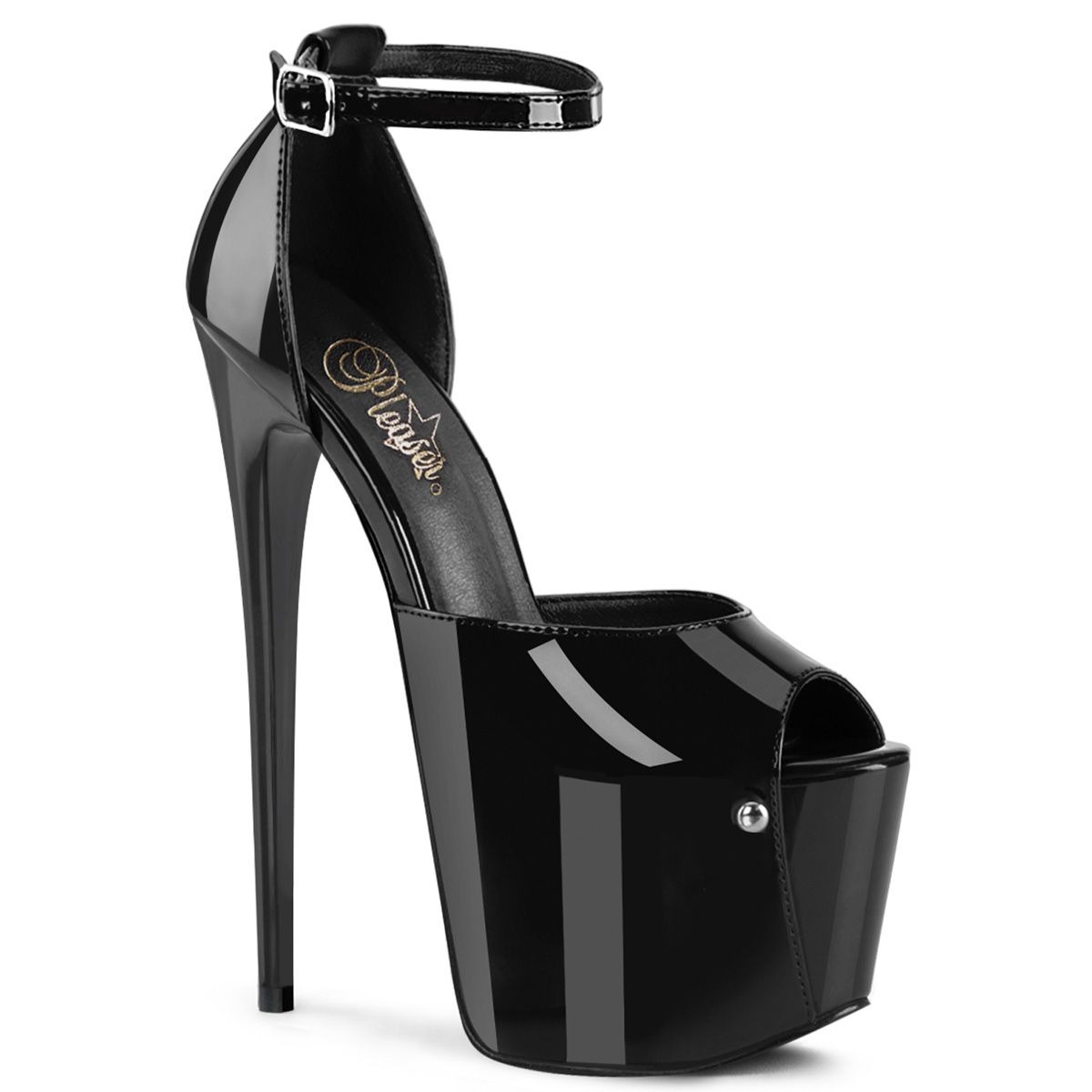 JUB15/B Černé boty na jehlách Pleaser | JUBILANT-15 Pleaser