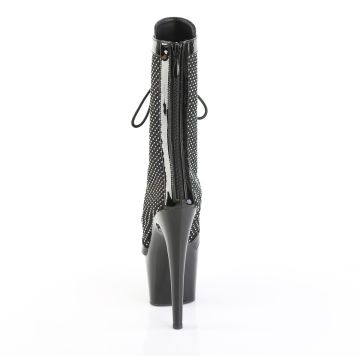 Pleaser černé kozačky na striptýz ADO1048RSNT/B-RS/M | ADORE-1048RSNT - zezadu