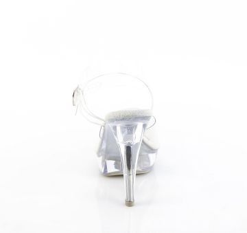 průhledné fitness sandály CTAIL508/C/C | COCKTAIL-508 Fabulicious - zezadu