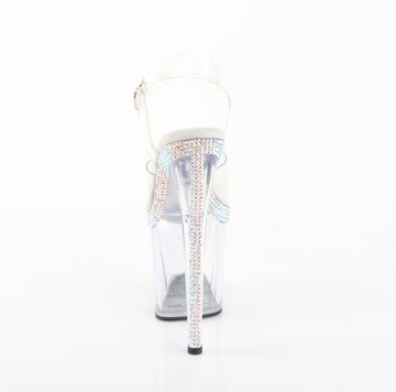průhledné luxusní sexy sandály FLAM808MLS/C/M | FLAMINGO-808MLS Pleaser - zezadu