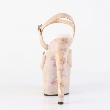 Taneční mramorové sandály ADO709MB/ND/BH-G | ADORE-709MB Pleaser - zezadu