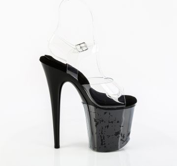 Černé sexy sandály FLAM808PREM/CTPU/B | FLAMINGO-808PREM Pleaser - z vnějšku