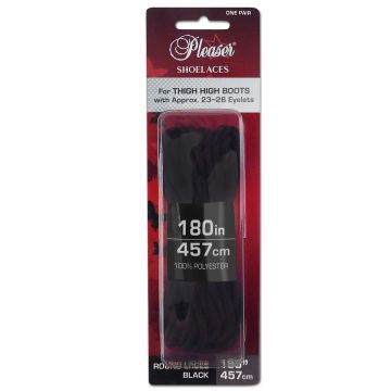 SL-THIGH-PL/B Černé tkaničky 457 cm Pleaser