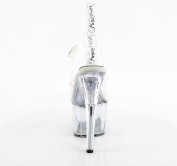 Průhledné taneční sandály ADO708PREM/CTPU/C | ADORE-708PREM Pleaser - zezadu