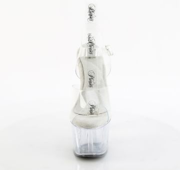 Průhledné taneční sandály ADO708PREM/CTPU/C | ADORE-708PREM Pleaser - zepředu