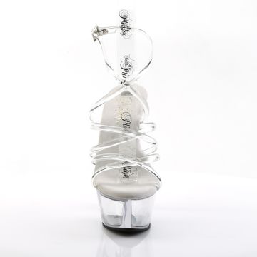 Páskové sandály Pleaser KISS206/C/M - zepředu