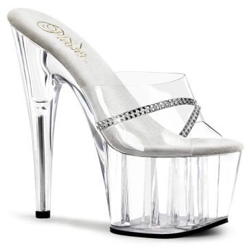 ADO701R/C/M Průhledné sexy pantofle | ADORE-701R Pleaser ADO701R/C/M Průhledné sexy pantofle | ADORE-701R Pleaser
