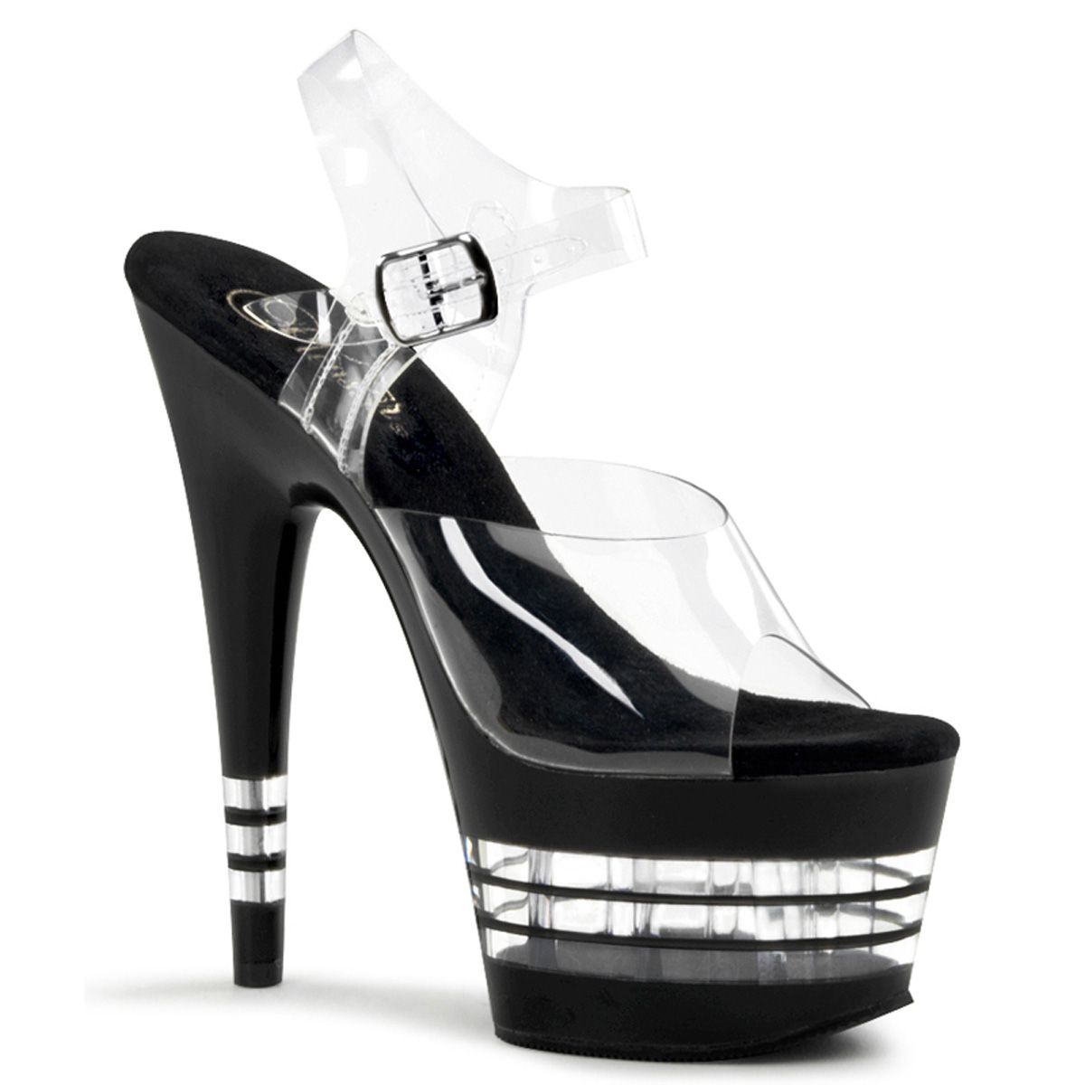 ADORE-708LN Sexy sandály s pruhy | ADORE-708LN Pleaser