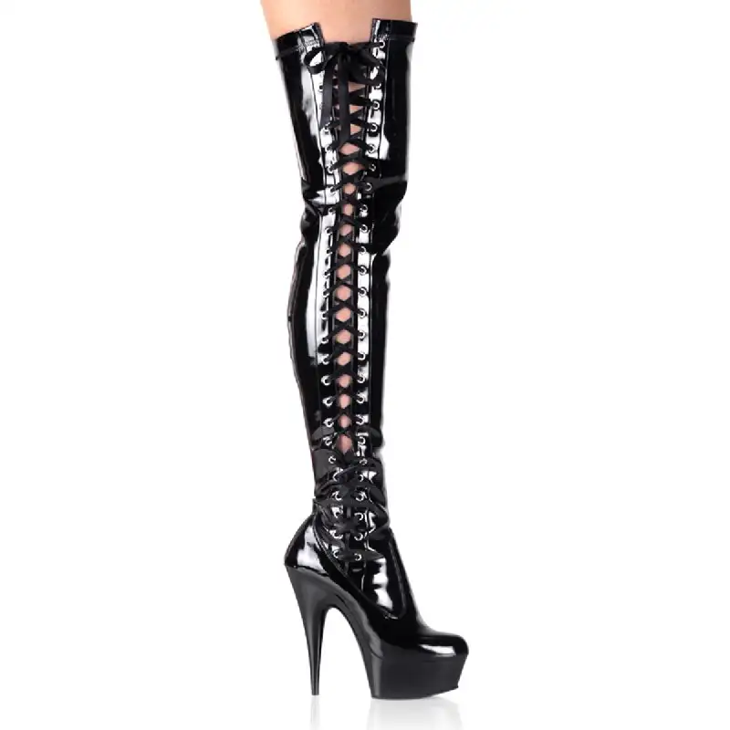 DELIGHT-3050 Pleaser kozačky