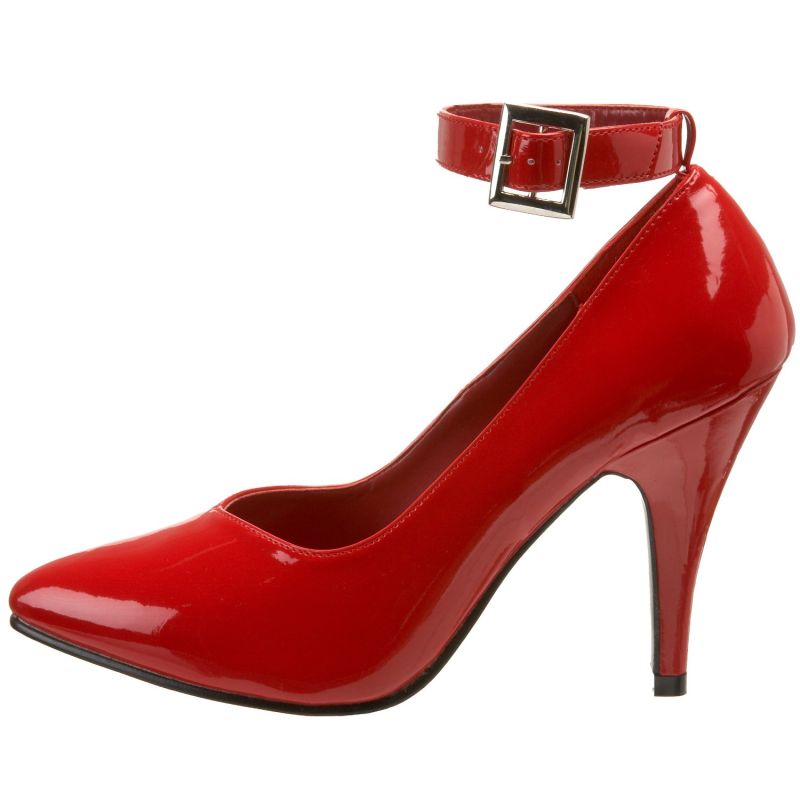 DRE431W/R Červené dámské lodičky Pleaser DRE431W/R Červené dámské lodičky Pleaser