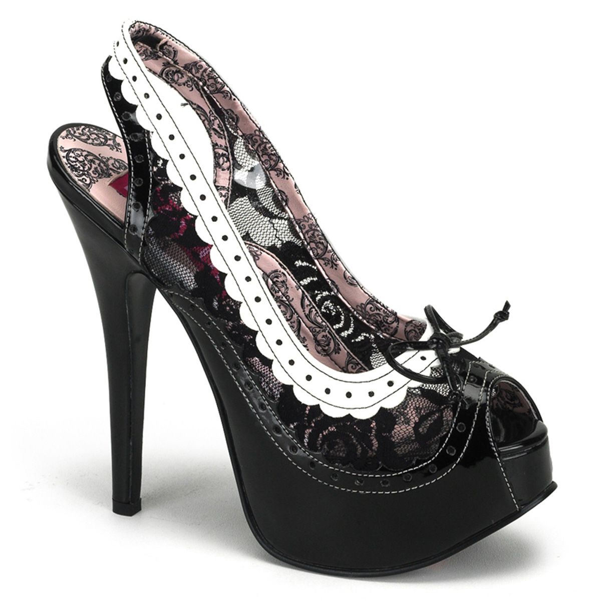TEE17/BW Extravagantní lodičky | TEEZE-17 Pleaser