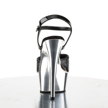 DEL609/B/SCH Taneční sexy boty | DELIGHT-609 Pleaser - zezadu DEL609/B/SCH Taneční sexy boty | DELIGHT-609 Pleaser - zezadu