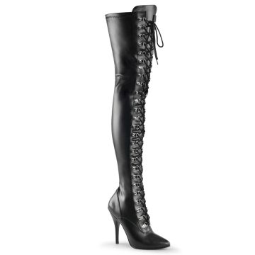 fetiš SED3024/B/PU Pleaser kozačky