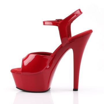 KISS209/R/M Červené boty Pleaser | KISS-209 Pleaser - z vnitřku KISS209/R/M Červené boty Pleaser | KISS-209 Pleaser - z vnitřku