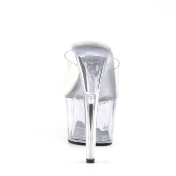 ADO701/C/M Průhledné pantofle Pleaser | ADORE-701 Pleaser - zezadu ADO701/C/M Průhledné pantofle Pleaser | ADORE-701 Pleaser - zezadu