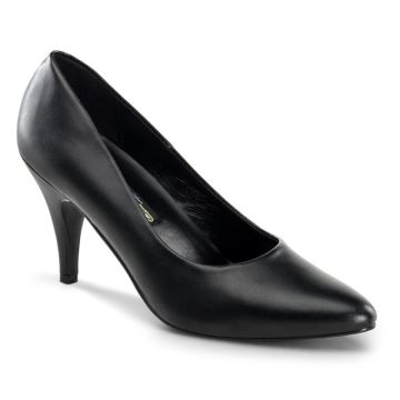 Boty skladem PUMP420/B/PU Černé matné lodičky Pleaser