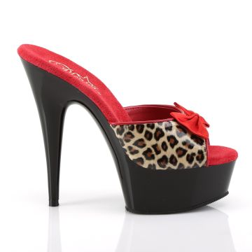 DELIGHT-601-6 Svůdné sexy pantofle | DELIGHT-601-6 Pleaser - z vnějšku DELIGHT-601-6 Svůdné sexy pantofle | DELIGHT-601-6 Pleaser - z vnějšku