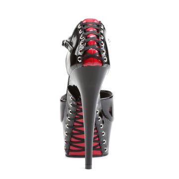 DELIGHT-660FH Sexy boty Pleaser | DELIGHT-660FH Pleaser - zezadu DELIGHT-660FH Sexy boty Pleaser | DELIGHT-660FH Pleaser - zezadu