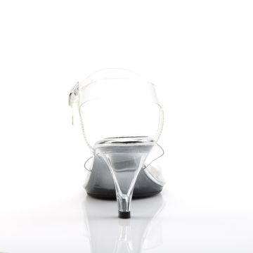 Průhledné sandály BEL308/C/M Fabulicious - zezadu