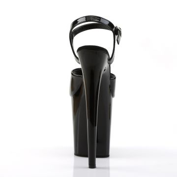 FLAMINGO-809 Černé sexy boty Pleaser | FLAMINGO-809 Pleaser - zezadu FLAMINGO-809 Černé sexy boty Pleaser | FLAMINGO-809 Pleaser - zezadu