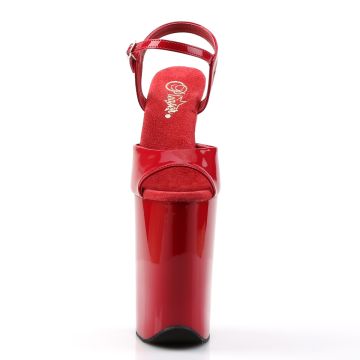 Červené sexy boty INF909/R/M | INFINITY-909 Pleaser - zepředu