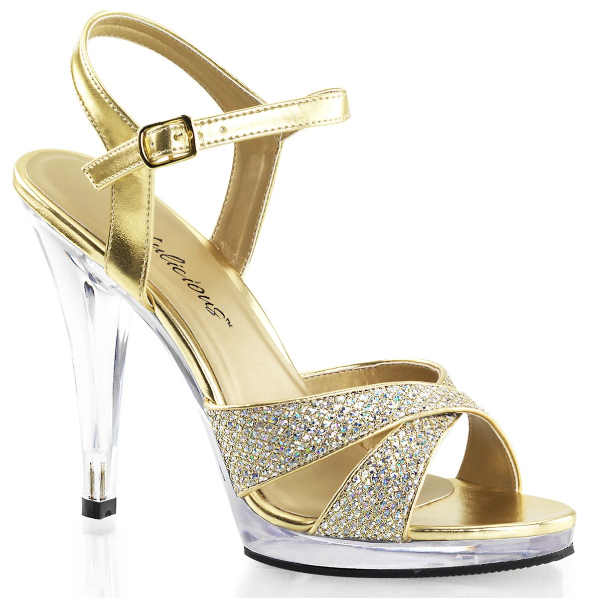 FLA419G/G/C Zlaté plesové boty | FLAIR-419(G) Fabulicious